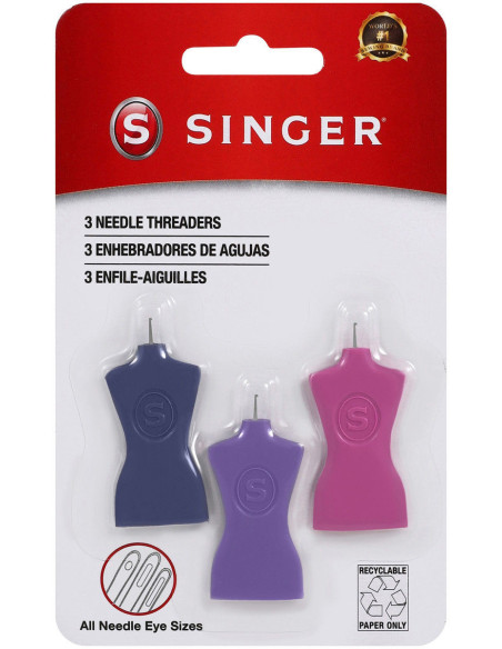 Set di 3 infila-aghi manichino Singer