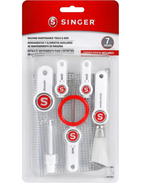 Set completo di strumenti per la manutenzione della macchina da cucire Singer