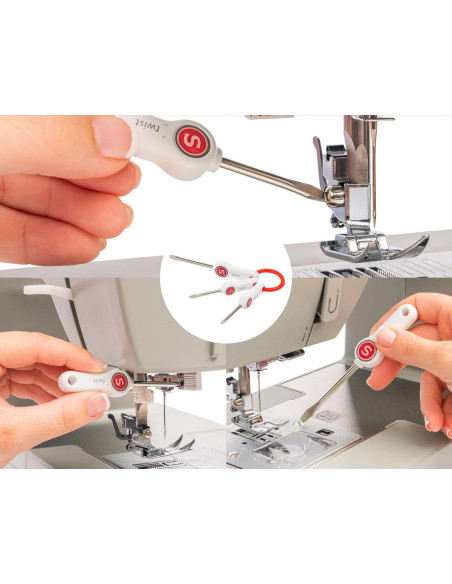 Set completo di strumenti per la manutenzione della macchina da cucire Singer