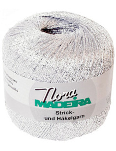 Cotone per uncinetto metallizzato Nora Madeira