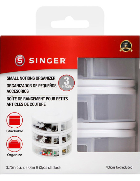 Scatola di stoccaggio per piccoli articoli da cucito Singer