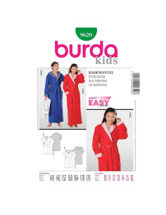 Modello di accappatoio - Burda 9620