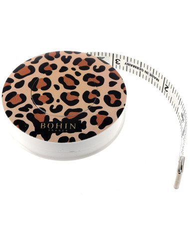 Metro a nastro avvolgibile 150 cm Leopardo Bohin