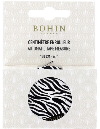 Metro a nastro avvolgibile 150 cm Zebra Bohin