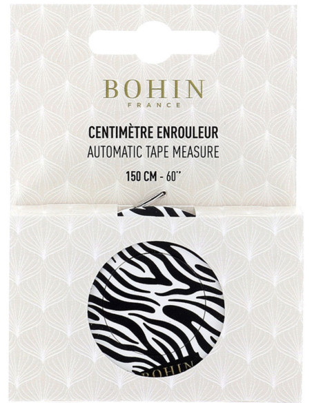 Metro a nastro avvolgibile 150 cm Zebra Bohin