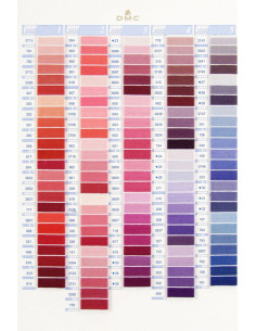 Tavolozza 500 colori mouliné e perlato DMC 2