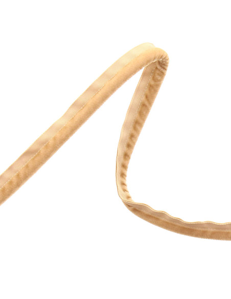 Cordoncino per arredamento in velluto - Beige