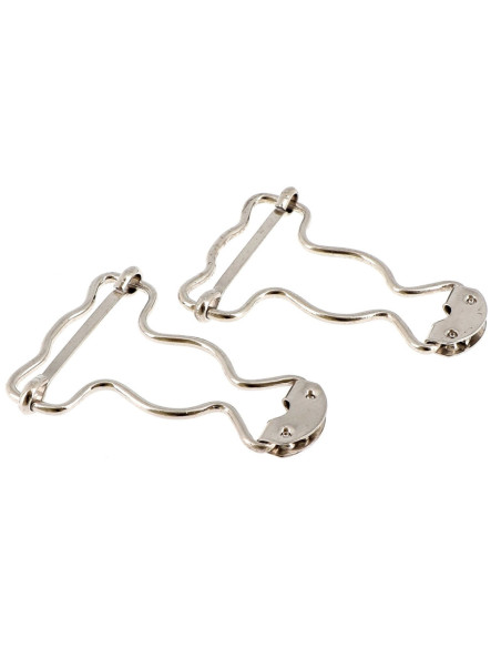 Fermagli speciali per salopette 25 mm argento Bohin