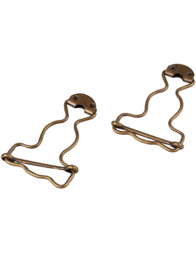 Fermagli speciali per salopette 25 mm bronzo Bohin