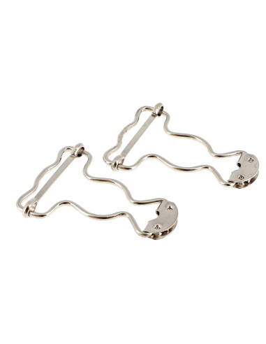 Fibbia speciale per salopette 32 mm argento Bohin