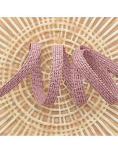 Gallone bordato - Rosa antico