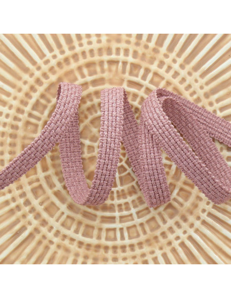 Gallone bordato - Rosa antico