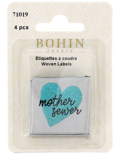 Set di 4 etichette da cucire - Mother sewer 2