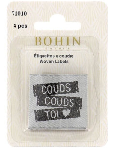 Set di 4 etichette da cucire - Cuci cuci te stesso 2