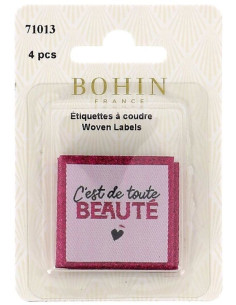 Set di 4 etichette da cucire - È di una bellezza straordinaria 2