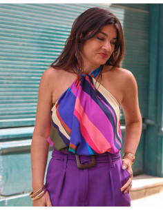 Modello di camicetta e abito Pareo - Clématisse Pattern