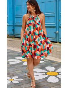 Modello di camicetta e abito Pareo - Clématisse Pattern 2