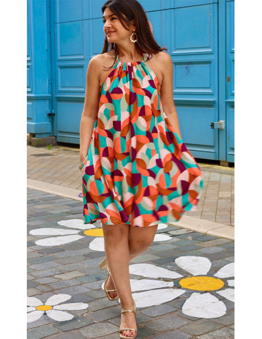 Modello di camicetta e abito Pareo - Clématisse Pattern
