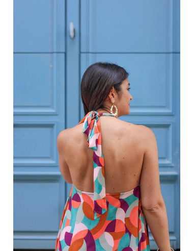Modello di camicetta e abito Pareo - Clématisse Pattern