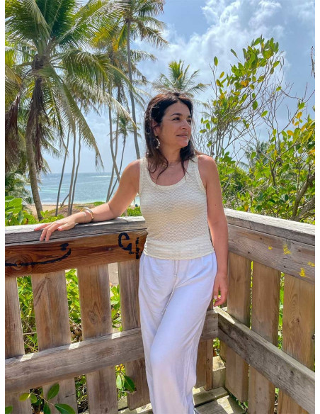 Modello di canotta Debby - Clématisse Pattern