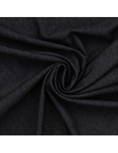 Tessuto chambray denim - Nero