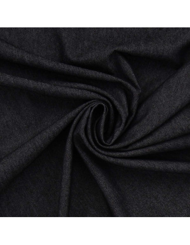 Tessuto chambray denim - Nero