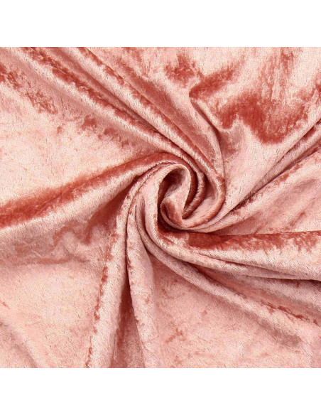 Tessuti panne di velluto - Rosa antico