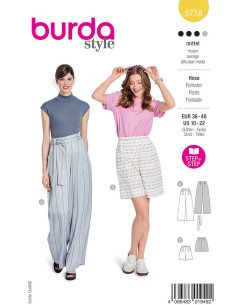 Modello di pantaloni - Burda 5718