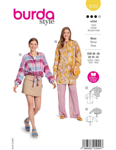 Modello di camicetta - Burda 5723