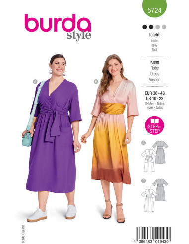 Modello di abito - Burda 5724