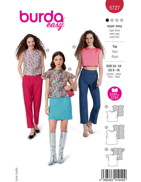 Modello di top - Burda 5727