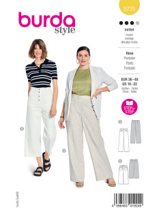 Modello di pantaloni - Burda 5735