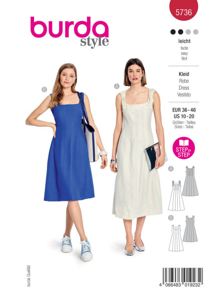 Modello di abito - Burda 5736