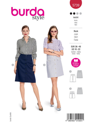 Modello di gonna - Burda 5739