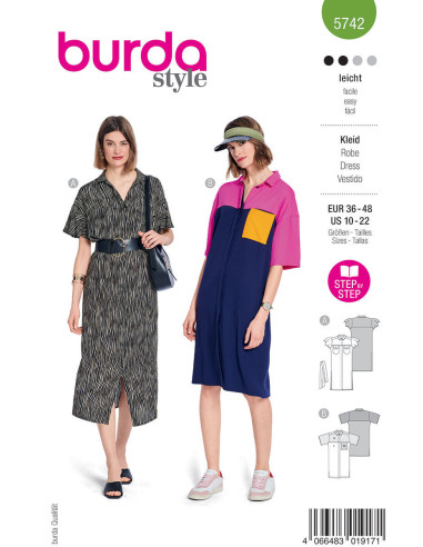 Modello di abito - Burda 5742