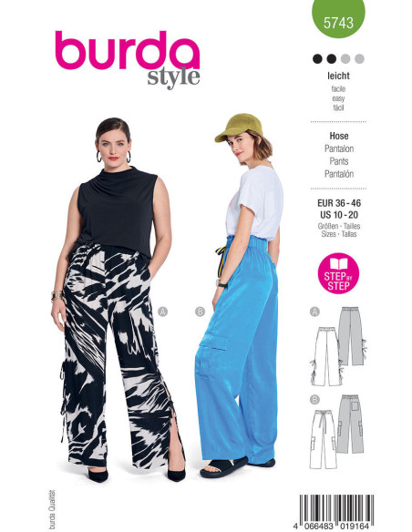 Modello di pantaloni - Burda 5743
