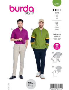 Modello di maglione - Burda 5744