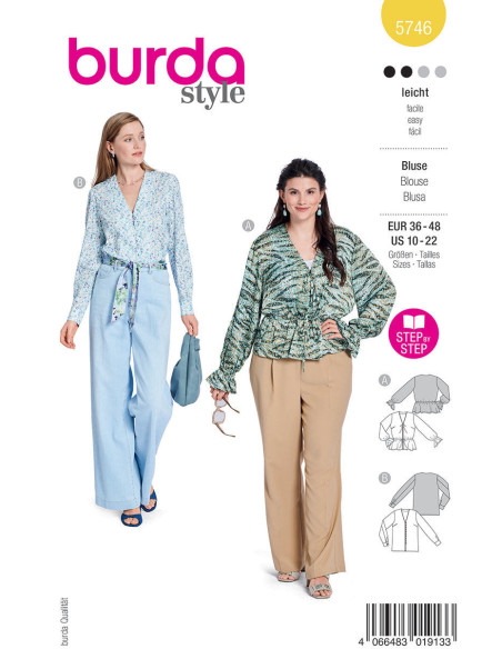 Modello di camicetta - Burda 5746