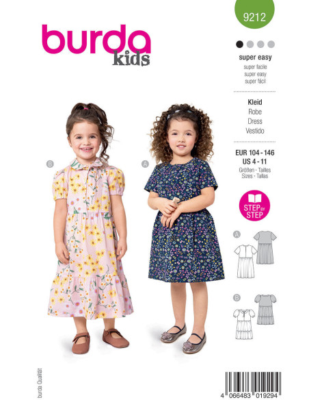 Modello di abito - Burda 9212
