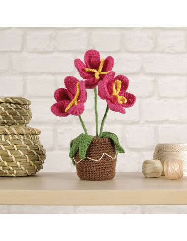 Kit amigurumi - Vaso di fiori