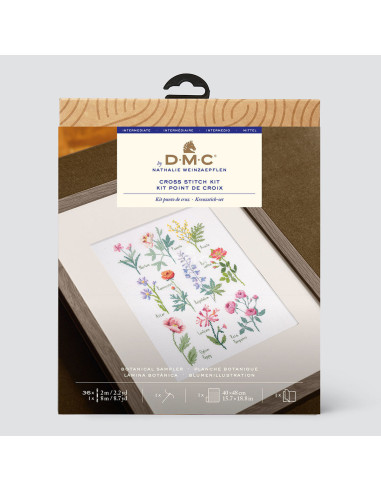 Kit ricamo a punto croce - Tavola botanica