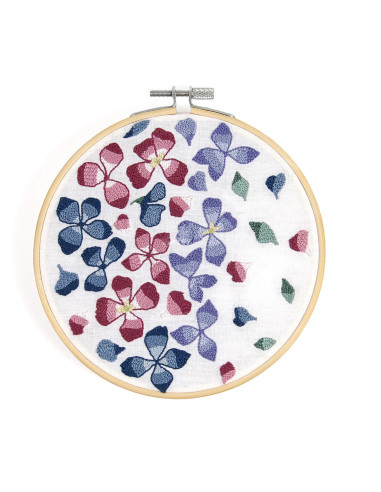 Kit punch needle - Petali di ortensia
