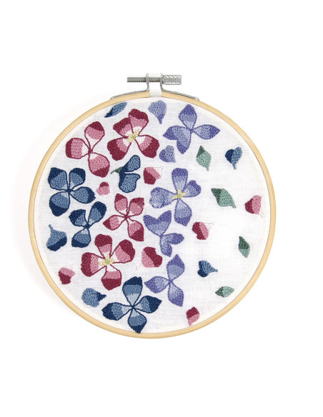 Kit punch needle - Petali di ortensia