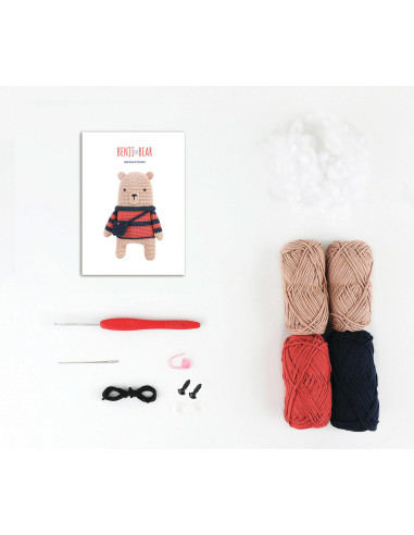 Kit amigurumi - Benji l'orsetto