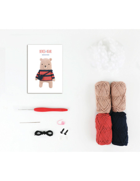 Kit amigurumi - Benji l'orsetto