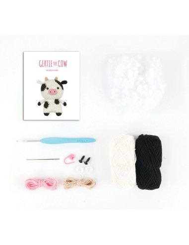 Kit amigurumi - Gertie la mucca