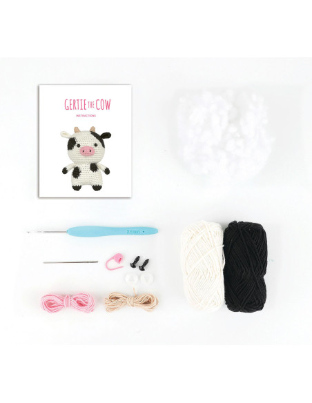 Kit amigurumi - Gertie la mucca