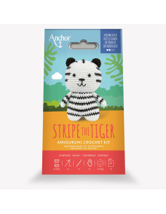 Kit amigurumi - Stripe la tigre bianca