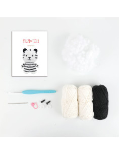 Kit amigurumi - Stripe la tigre bianca 2