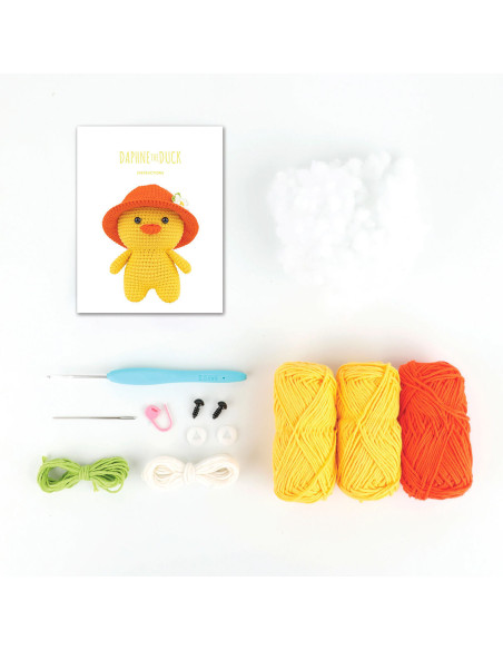 Kit amigurumi - Daphné l'anatra